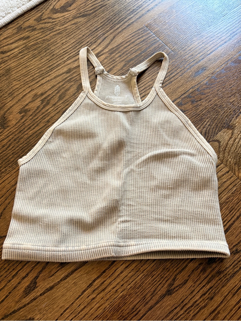 Free People FP Movement Happiness Runs Crop Light Taupe